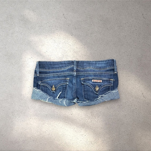 Hudson Low Rise Micro Denim Shorts - Picture 1 of 4